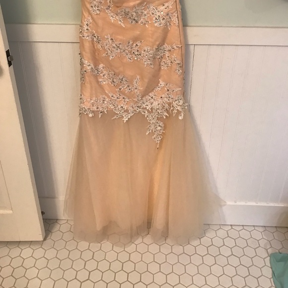 Blush colored prom dress - Picture 4 of 4